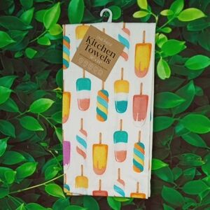 ⛱️ Popsicle Print Kitchen Towel